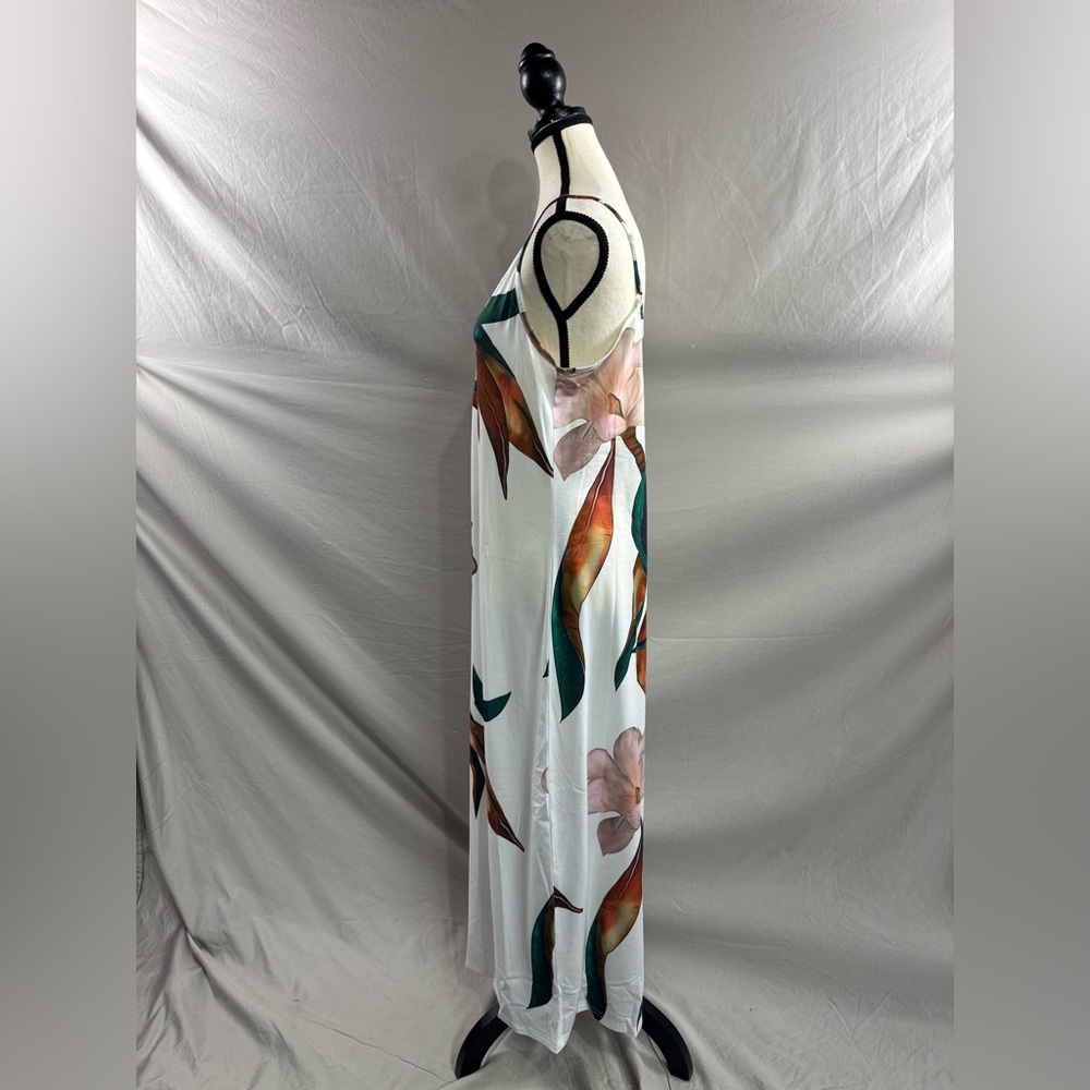 Boho Floral Cami Dress White - Picture 7 of 9